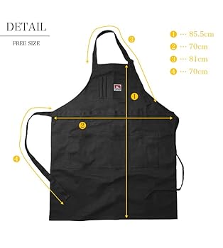 A&S () Apron 2 黒 Work apron 2 – ARTS&SCIENCE ONLINE SELLER